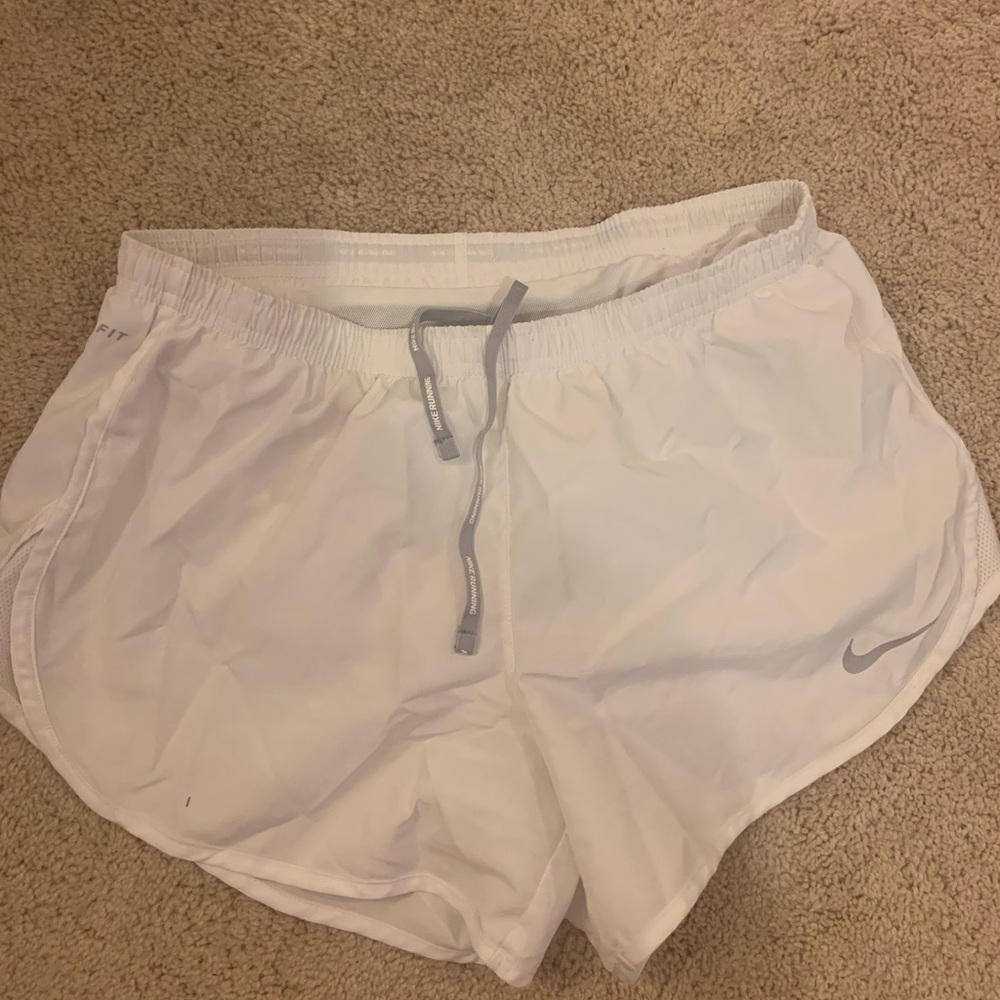 White Nike running shorts ** SOLD**